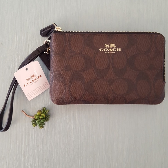 Coach Handbags - Coach 2 pouch wristlet. NWT